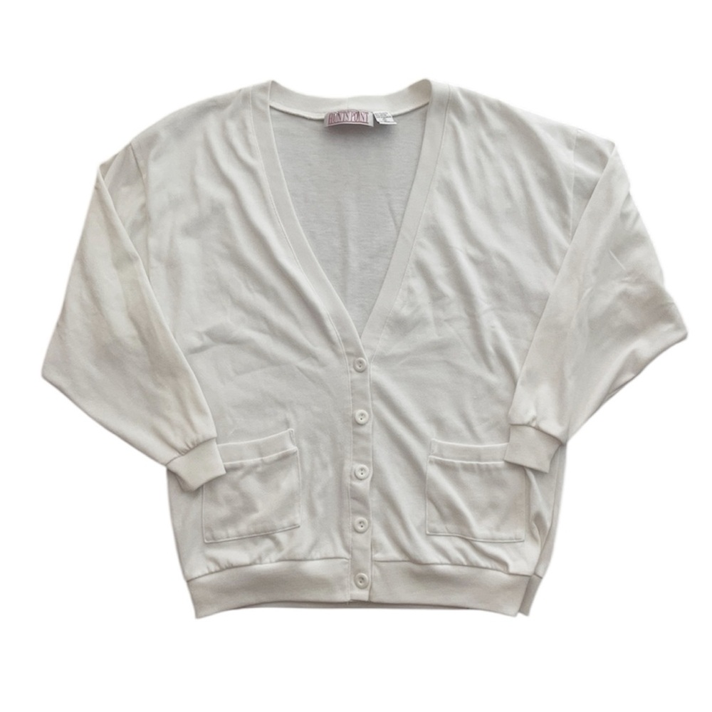 Hunts Point vintage white cardigan
